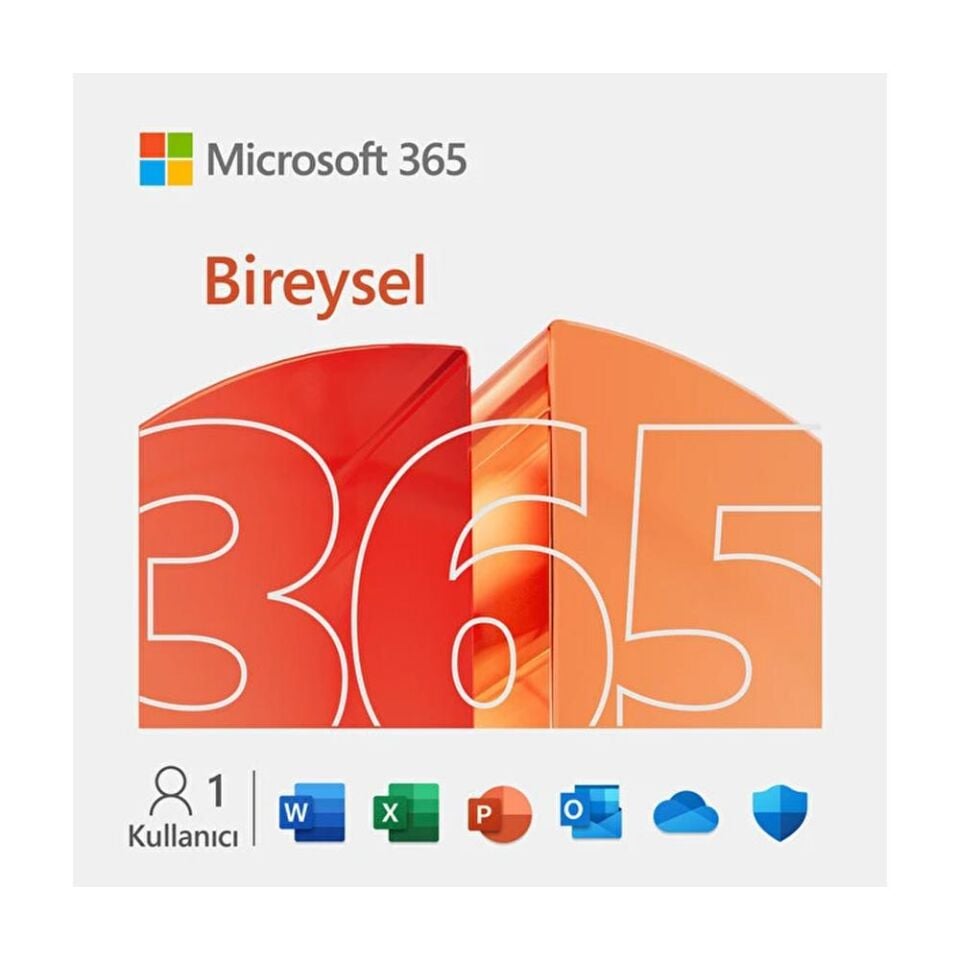 Online Microsoft 365 Bireysel (1 Kullanıcı- 1 Yıl ) (Dijital İndirilebilir Lisans)