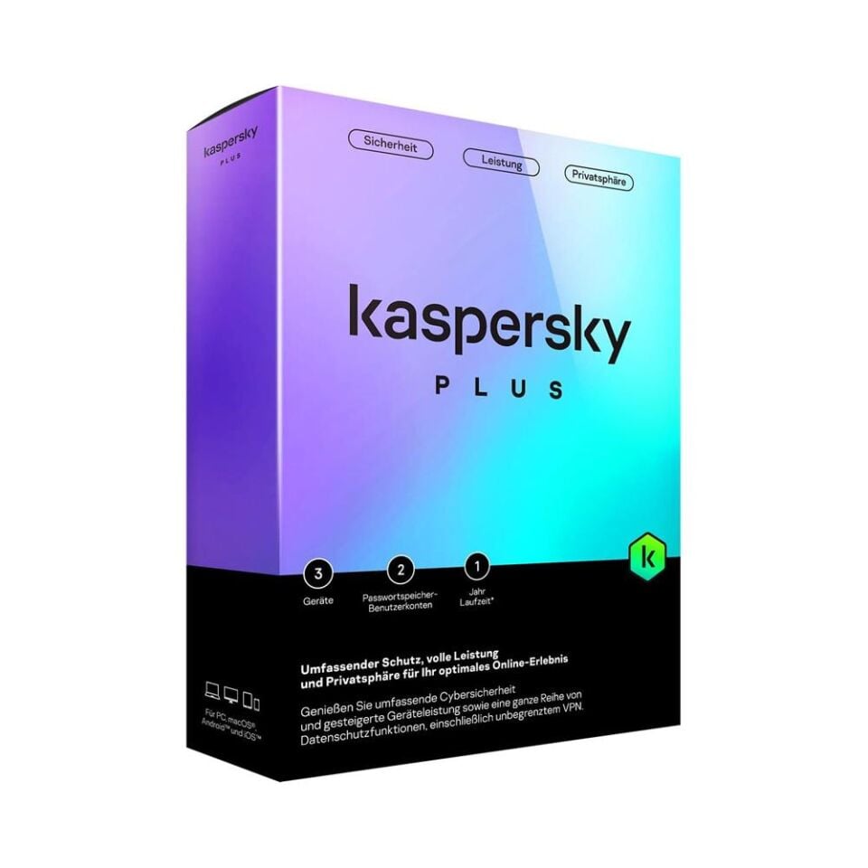 Online Kaspersky Plus (3 Kullanıcı - 18 Ay) (Dijital Lisans)