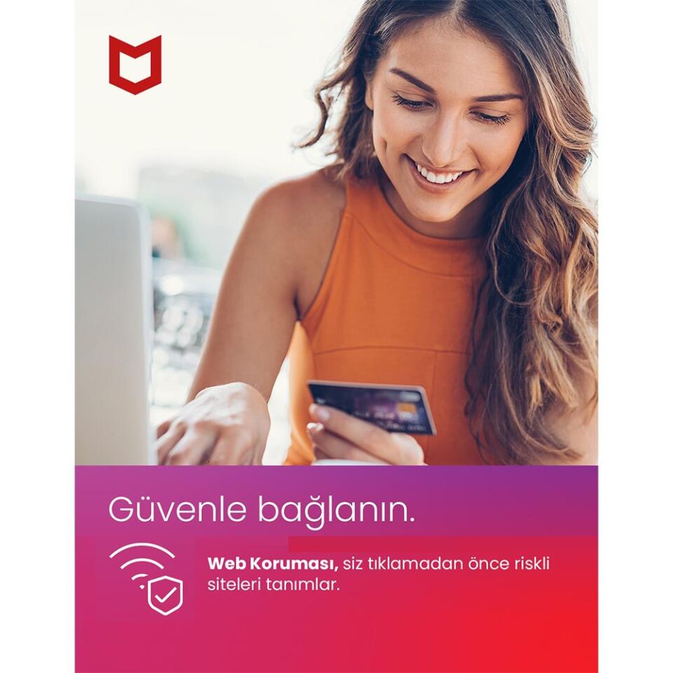 Mcafee İnternet Security ( 3 Cihaz-1 Yıl )