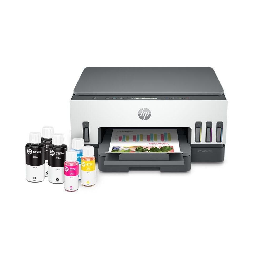 HP SMART TANK 720 ÇOK FONKSİYONLU DUBLEKS KABLOSUZ MÜREKKEP TANKLI YAZICI